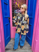 Load image into Gallery viewer, Black Patterned Blazer