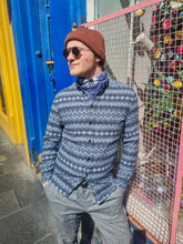 Load image into Gallery viewer, Blue Zig Zag Shirt