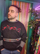 Load image into Gallery viewer, Charcoal Abstract Jumper