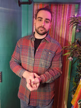 Load image into Gallery viewer, Red Textured Tartan Shirt