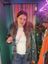 Load image into Gallery viewer, Shiny Baby Blue Satin-look Jacket