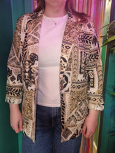 Load image into Gallery viewer, Cream Printed Blazer