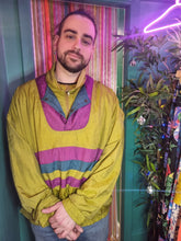 Load image into Gallery viewer, Striped Shell Quarter Zip