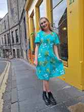 Load image into Gallery viewer, Turquoise Tropical Dress