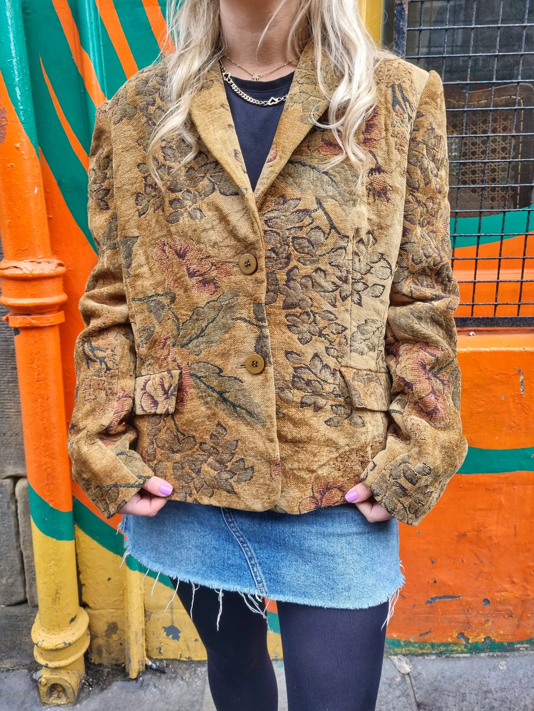 Brown Tapestry Jacket