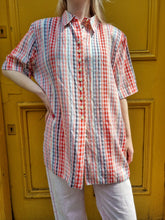 Load image into Gallery viewer, Pink and Grey Gingham Shirt

