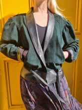Load image into Gallery viewer, Dark Green Suede Jacket
