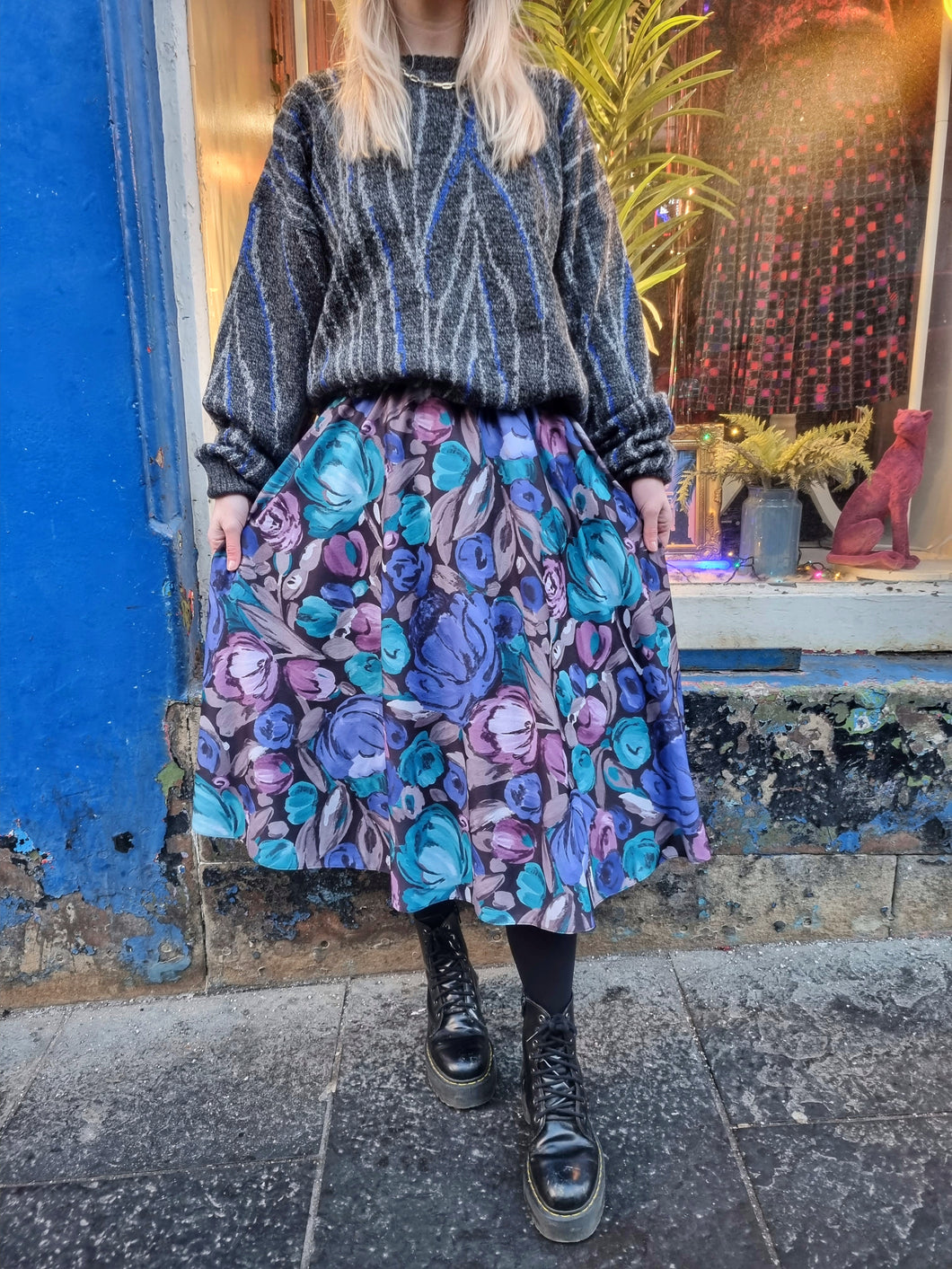 Floral Watercolour Skirt