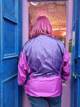 Load image into Gallery viewer, Dark Pink and Purple Shell Jacket
