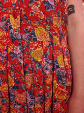 Load image into Gallery viewer, Red and Yellow Floral Dress
